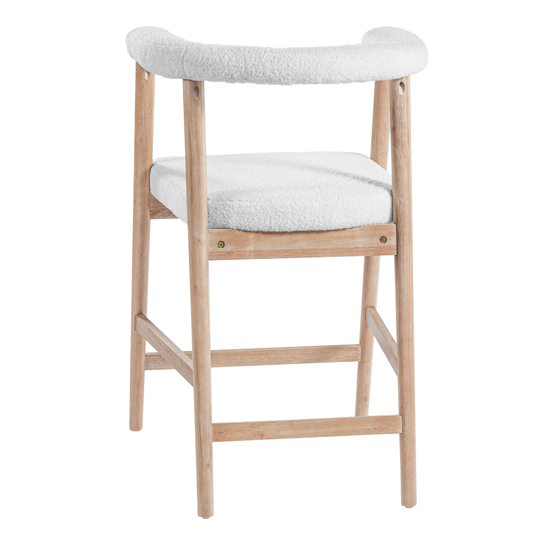 25" Seat Height Bar Stools with Back, Set of 2 by HouseOfZazla