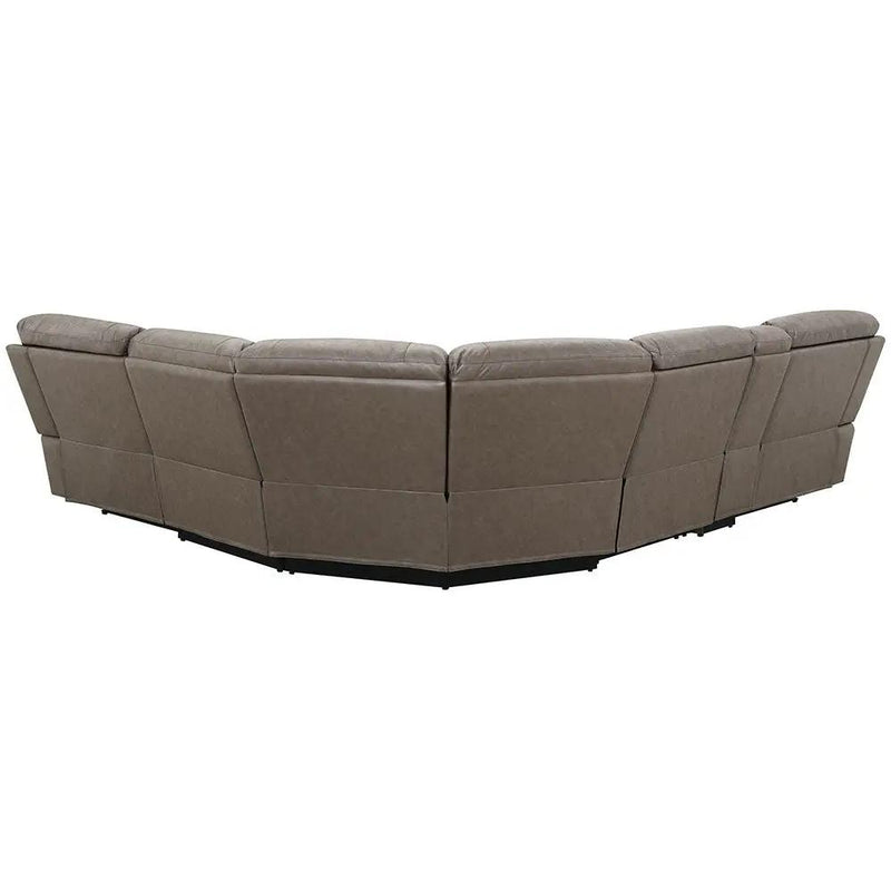 Kantu - Motion Sectional Sofa - Brown Synthetic Leather by Unique Piece Furniture