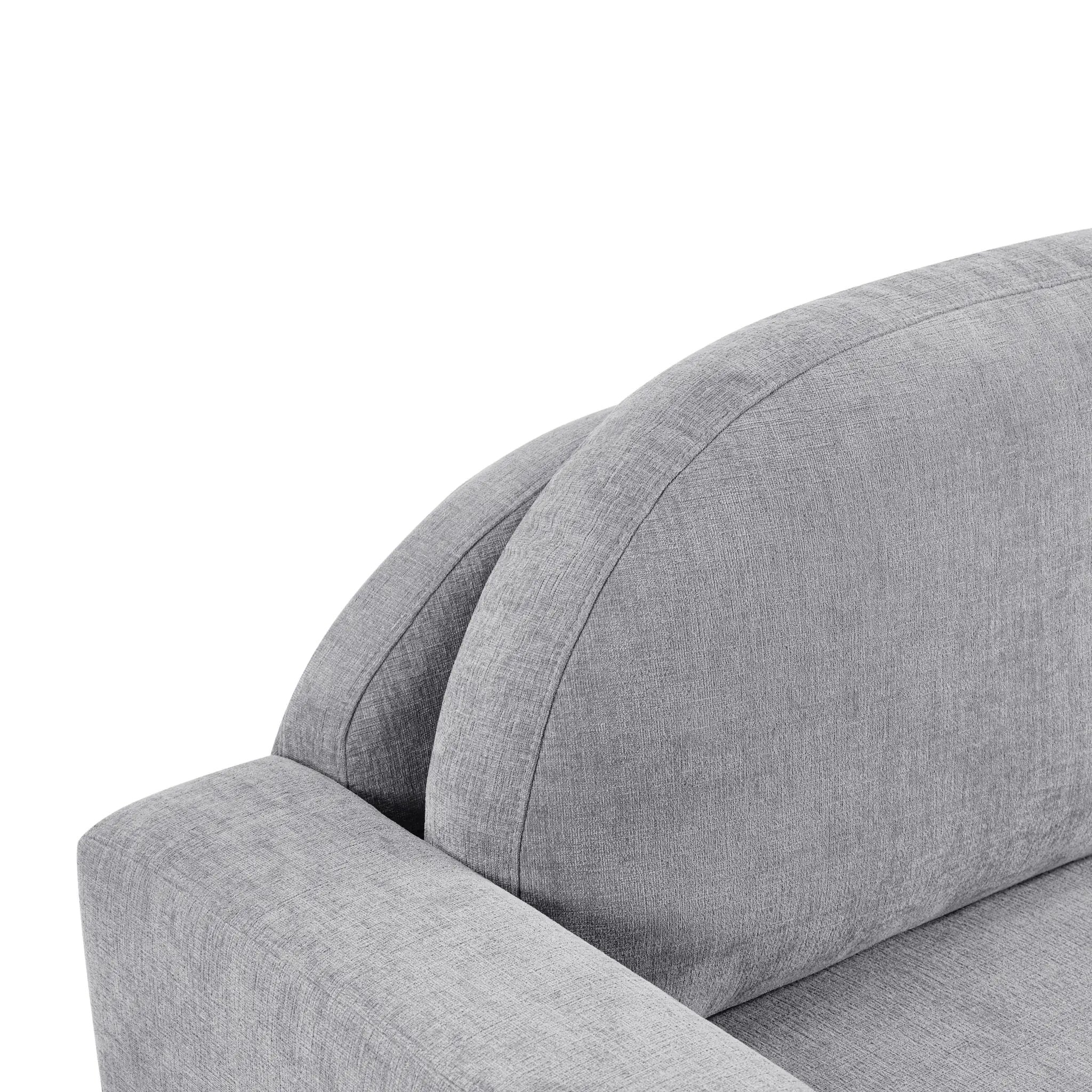 Modern 3 Seater Sofa With Curved Backrest by HouseOfZazla