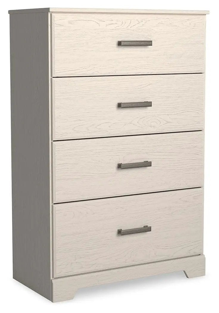 Stelsie - Four Drawer Chest - White by Unique Piece Furniture