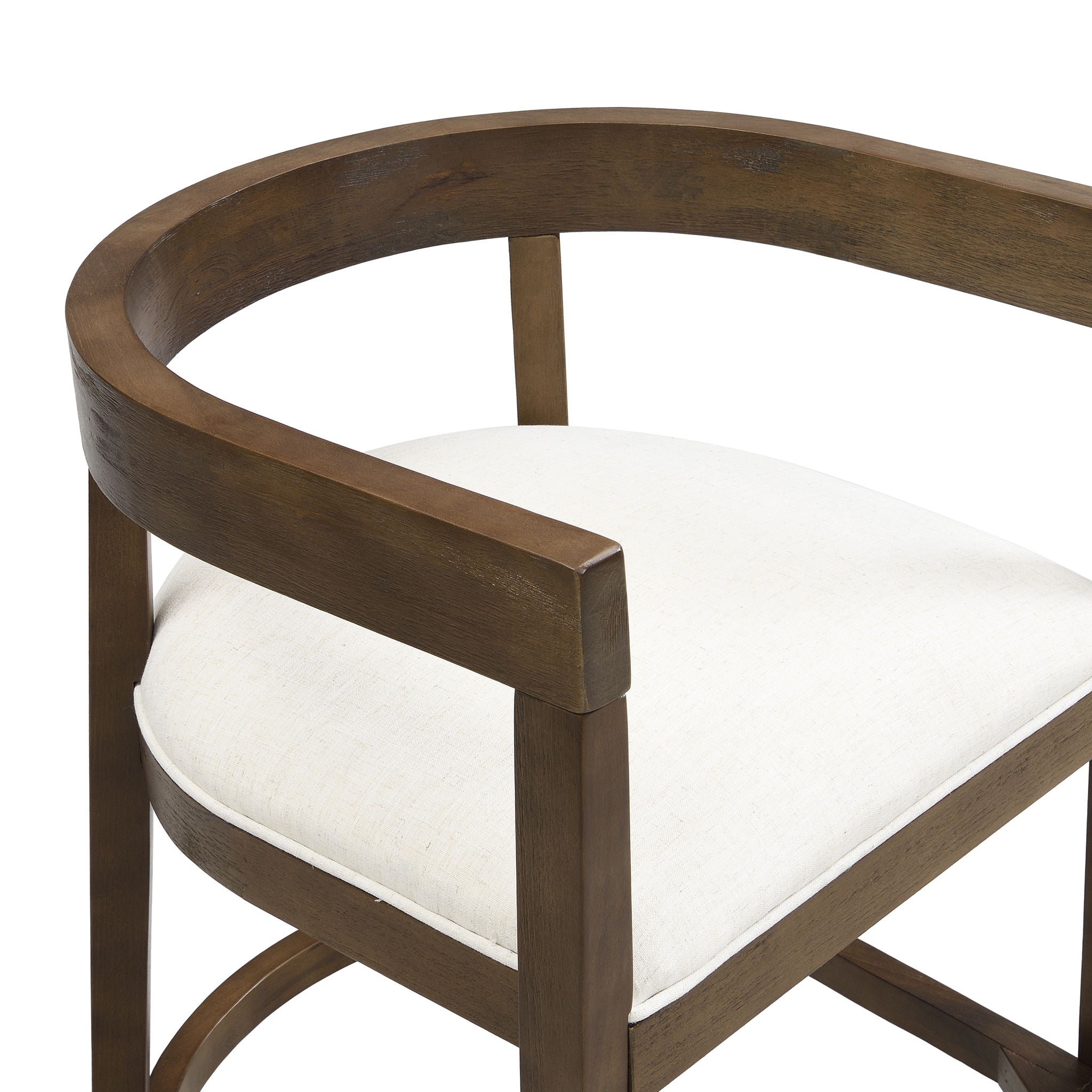 Modern Rubberwood Counter Stool Set With Upholstered Seats by HouseOfZazla