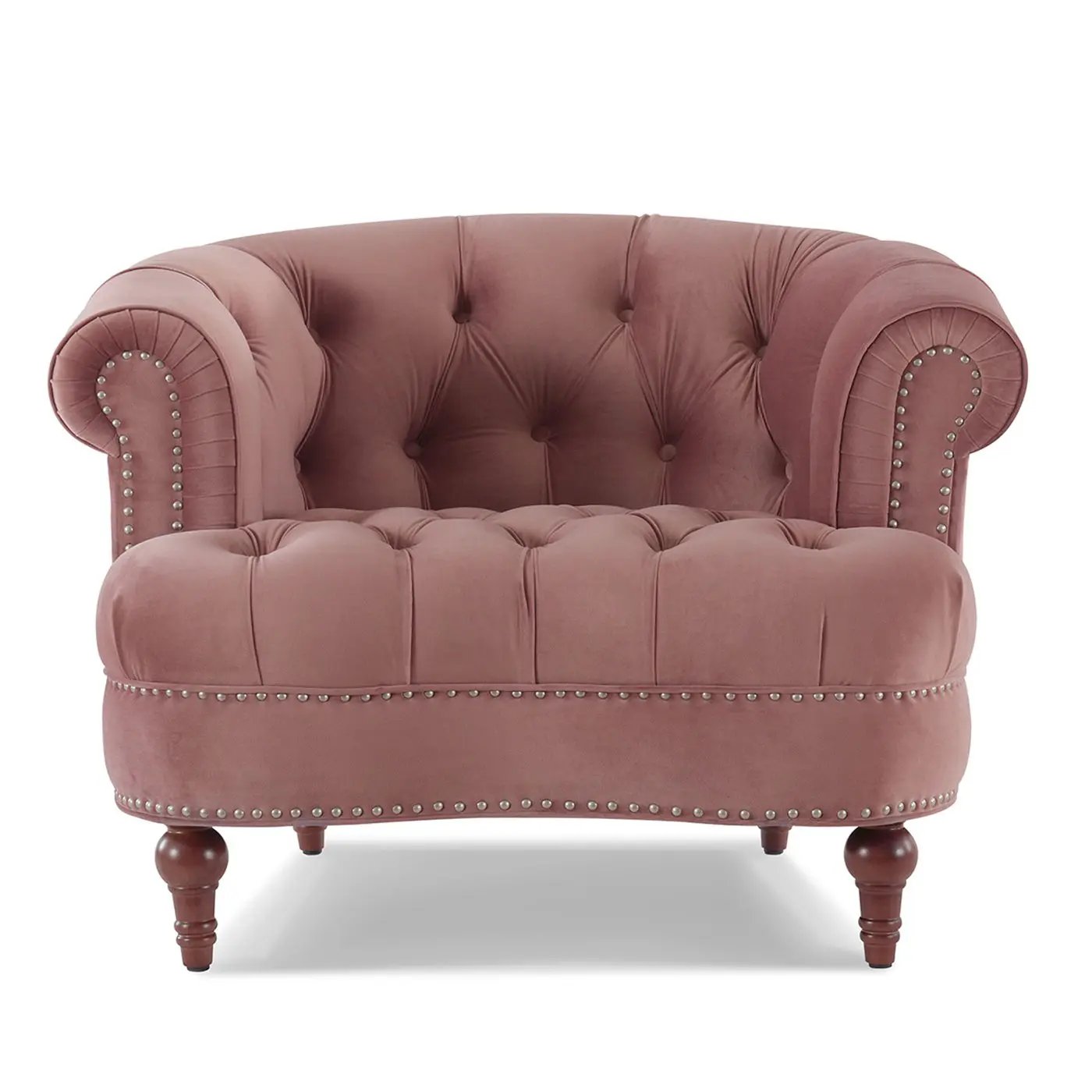 La Rosa - Victorian Tufted Upholstered Accent Chair by HouseOfZazla