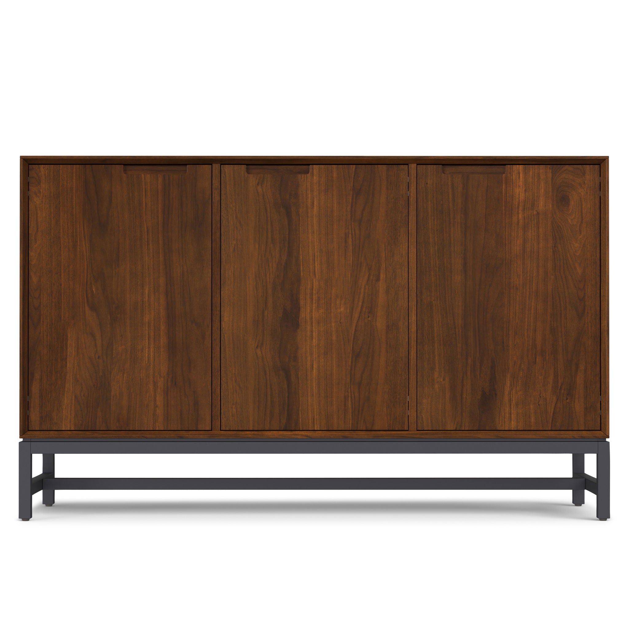 Banting - 3 Door Sideboard Buffet With Adjustable Shelves - Natural Walnut by HouseOfZazla