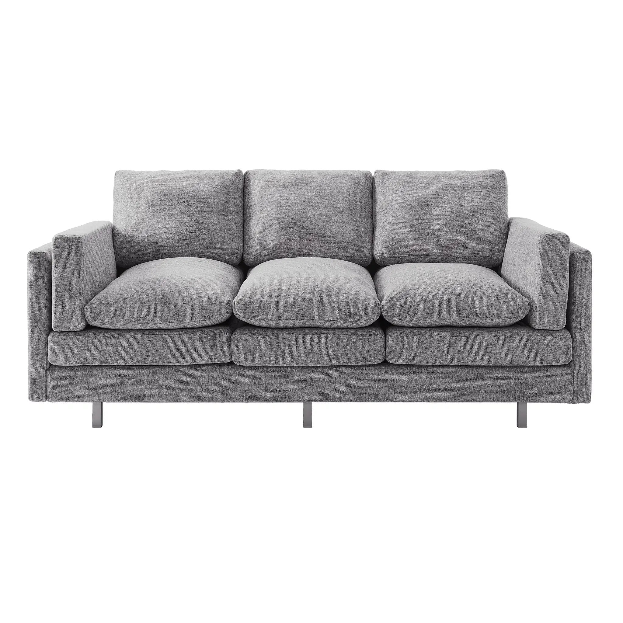 3 Seater Sofa With Dual Layer Seat Cushions by HouseOfZazla