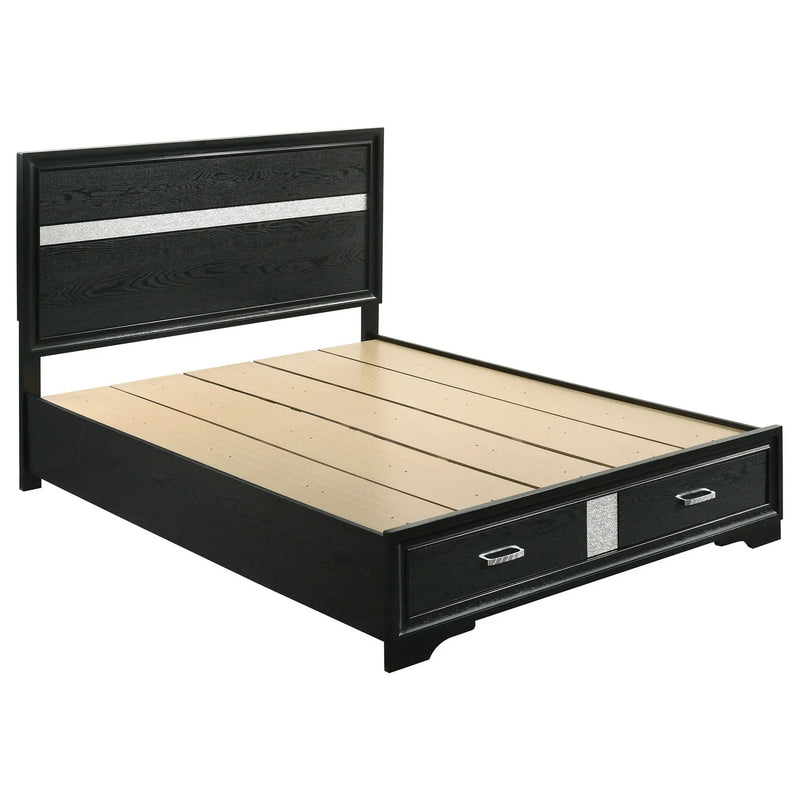 Miranda 5-piece Queen Bedroom Set Black by Unique Piece Furniture