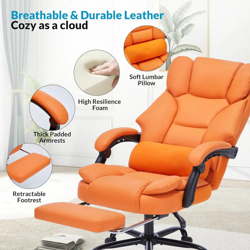 Executive Office Chair with Foot Rest by HouseOfZazla
