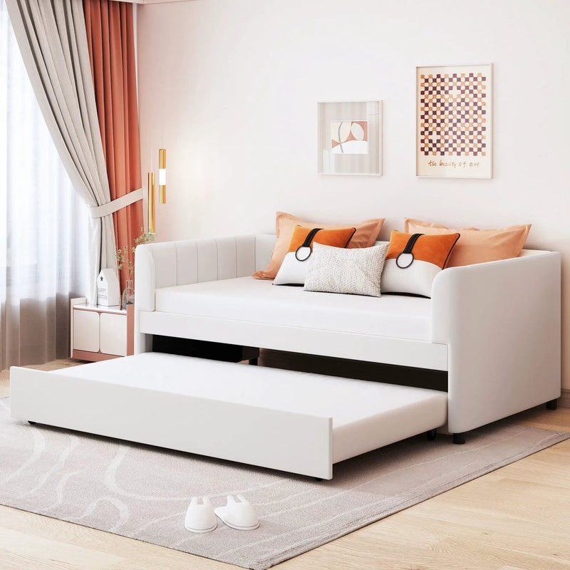 Upholstered Daybed With Ergonomic Design Backrest by Unique Piece Furniture