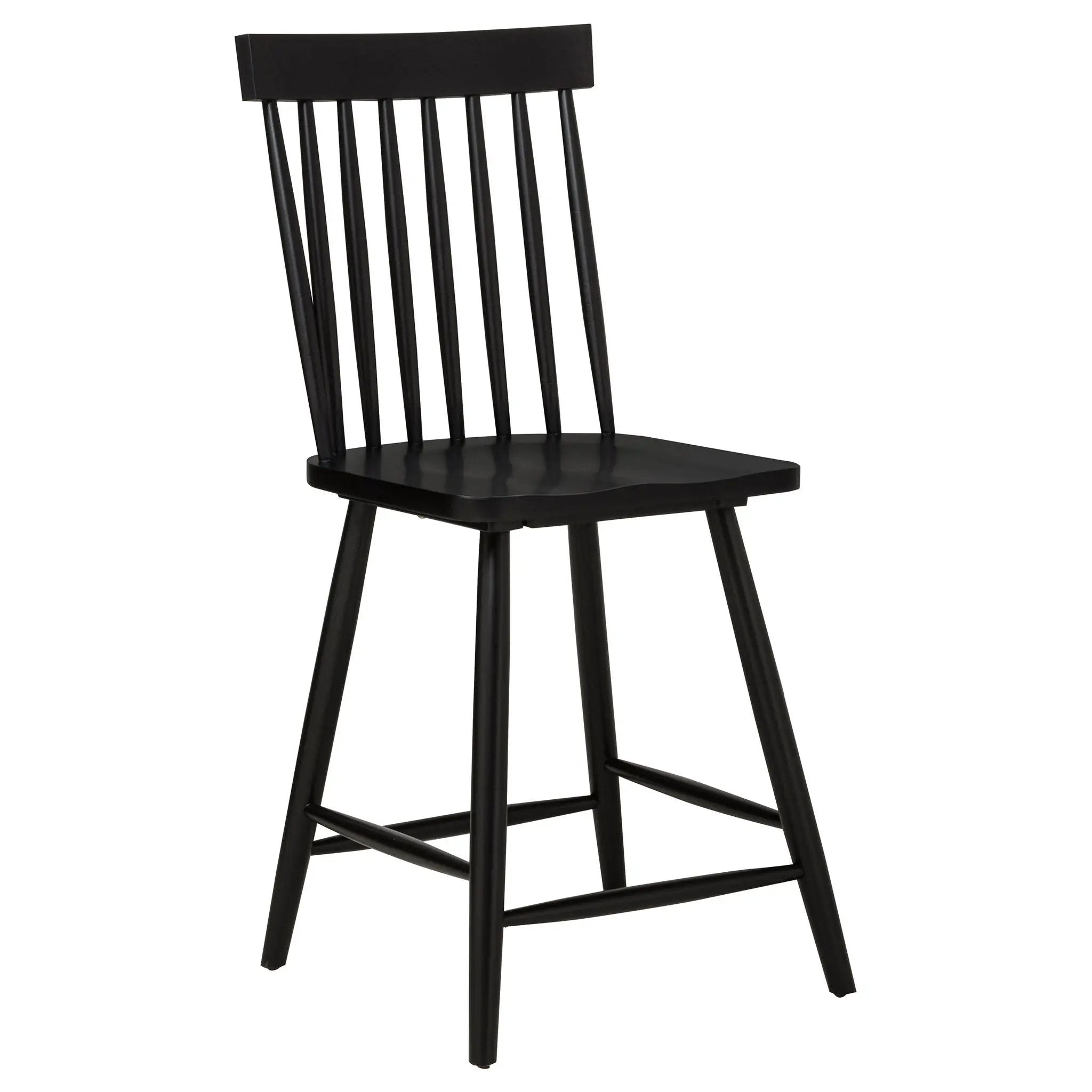 Andrews 5-piece Round Counter Dining Set Light Ash and Black by Unique Piece Furniture