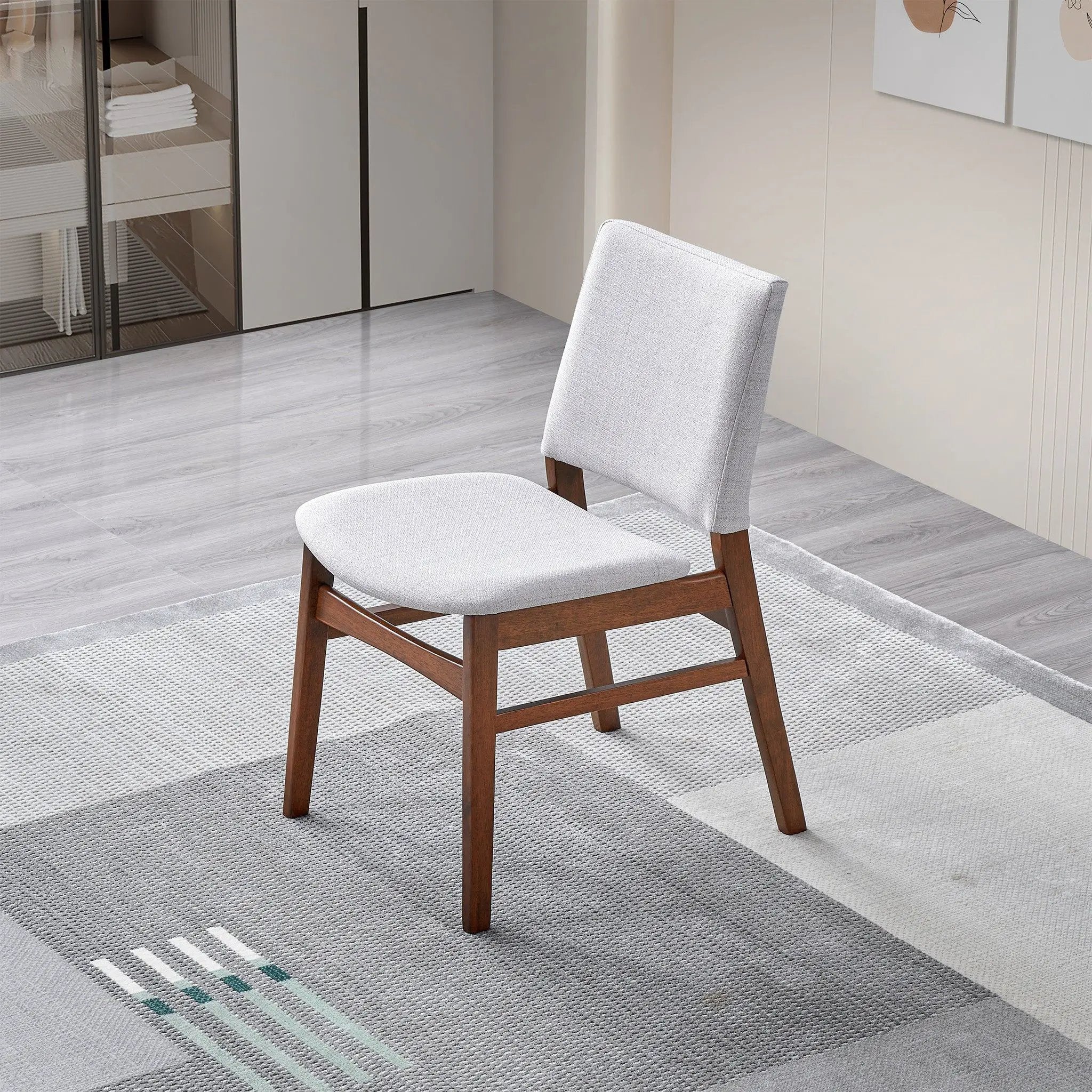 Gusto - Dining Chair (Set of 2) - Brown / Light Gray by Unique Piece Furniture