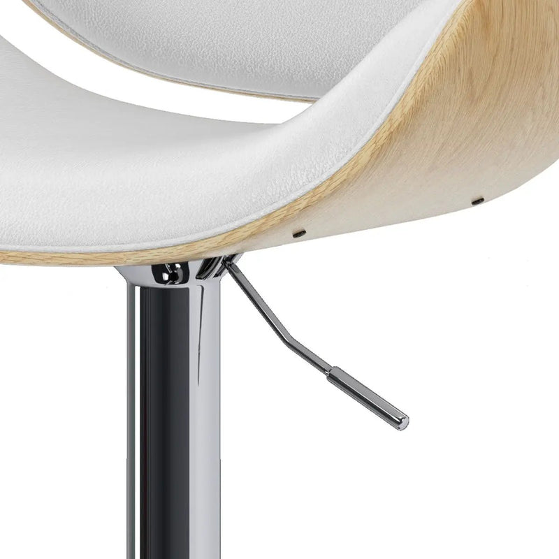 Marana - Handcrafted Bentwood Adjustable Swivel Bar Stool by Unique Piece Furniture