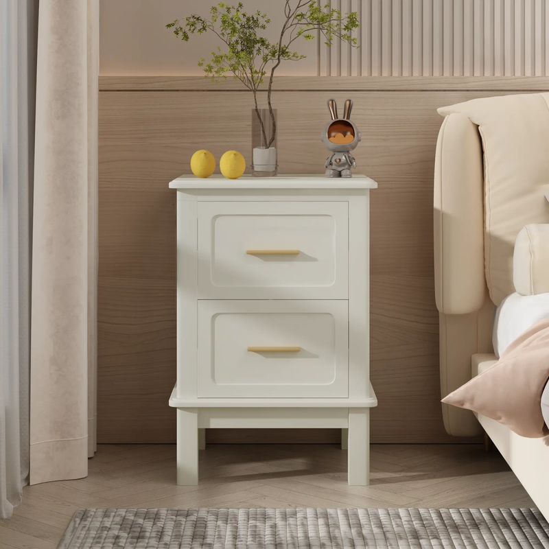 Modern Nightstand with 2 Drawers by HouseOfZazla