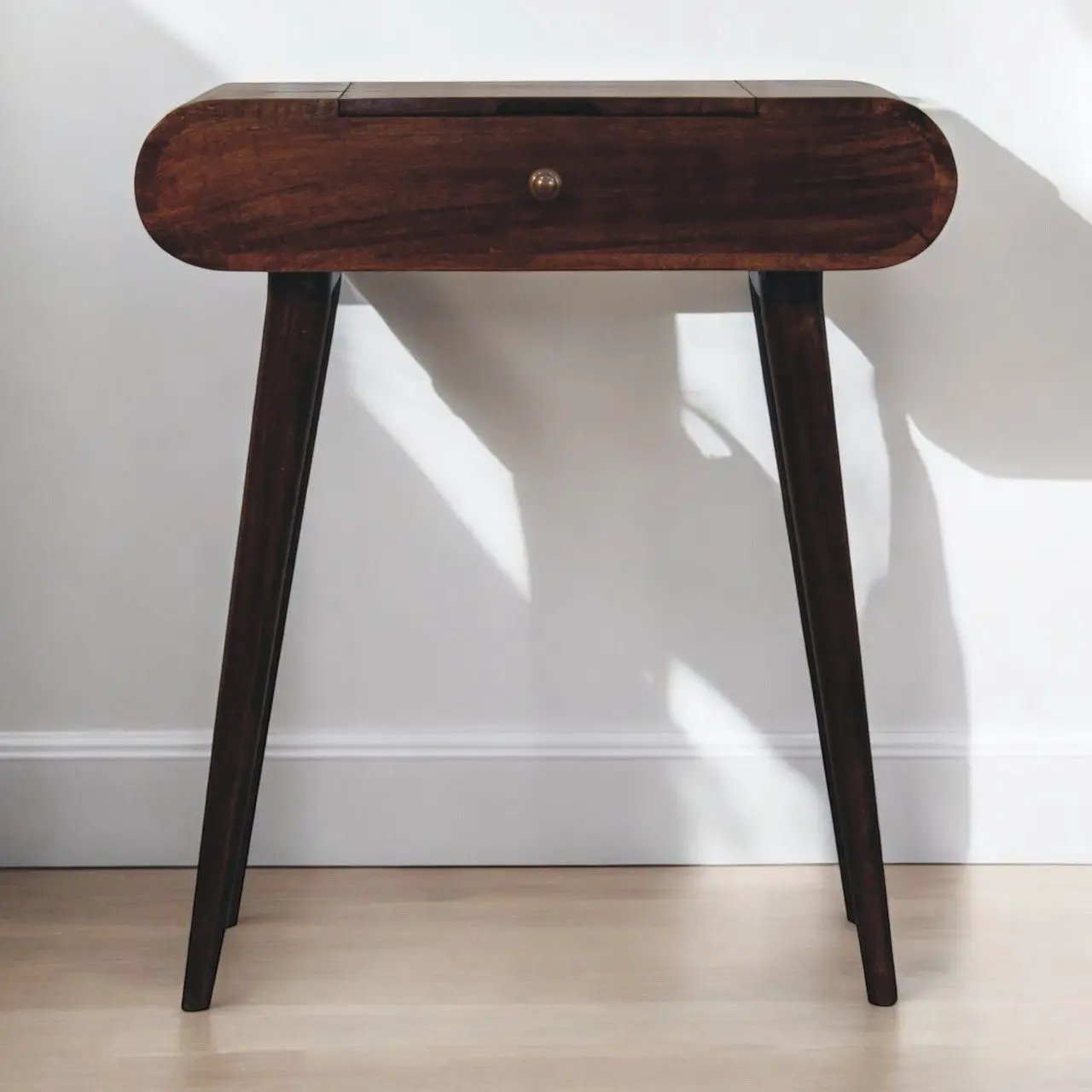Mini Dressing Table With Foldable Mirror by Unique Piece Furniture