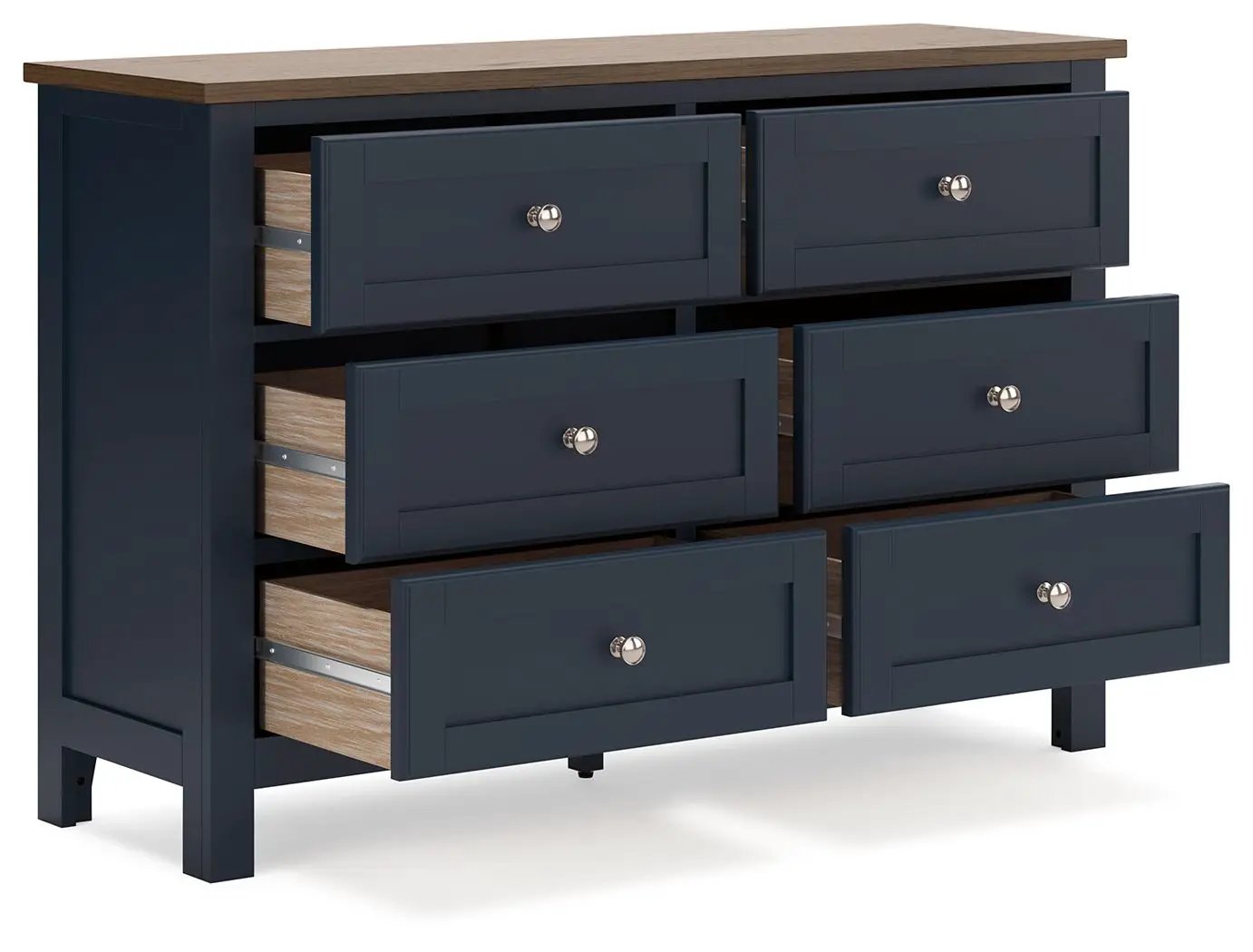 Landocken - Dresser - Brown / Blue by Unique Piece Furniture
