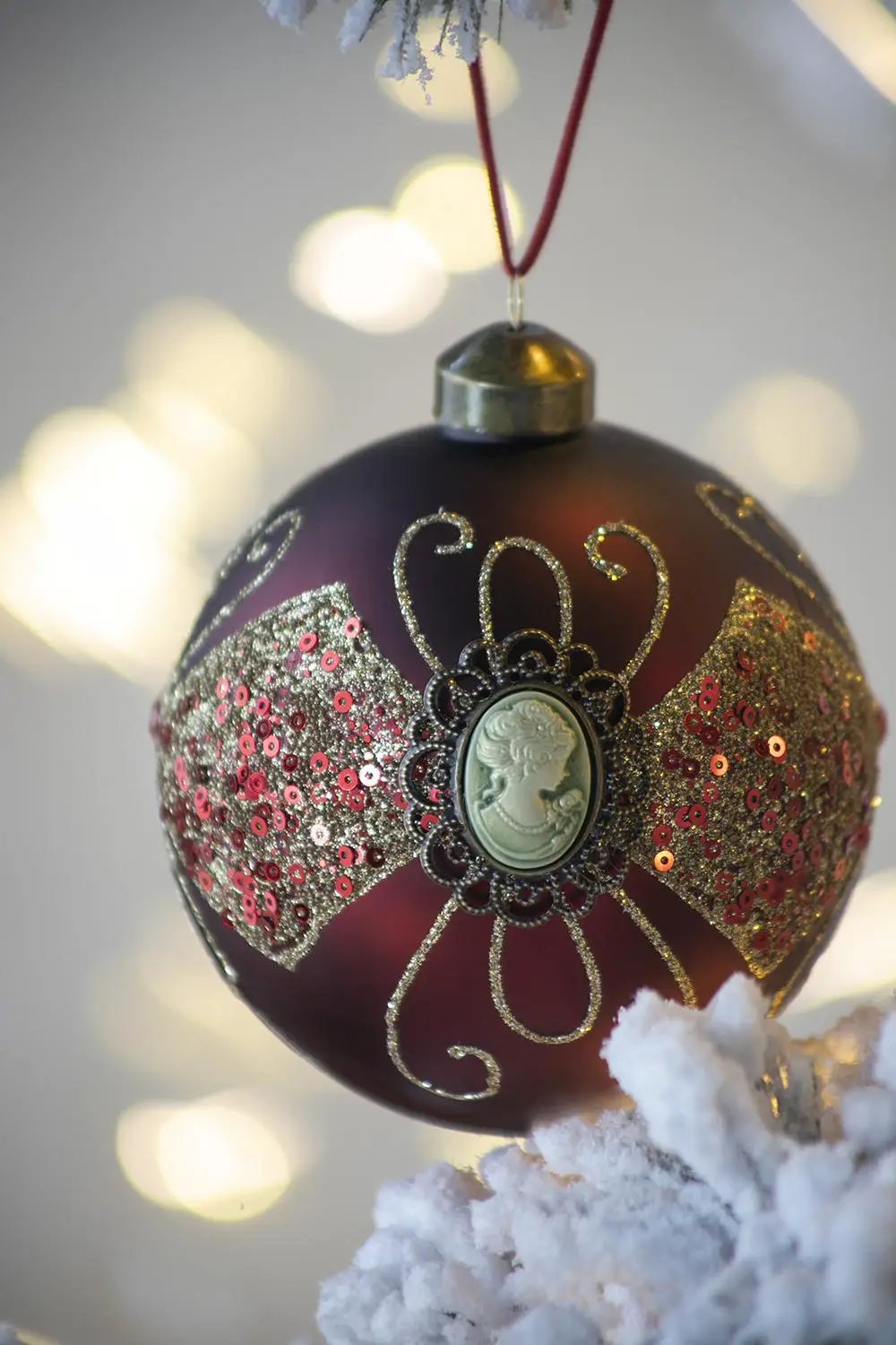 Decorative Hanging Ball Christmas Tree Ornaments For Holiday Decorations (Set of 6) by Unique Piece Furniture