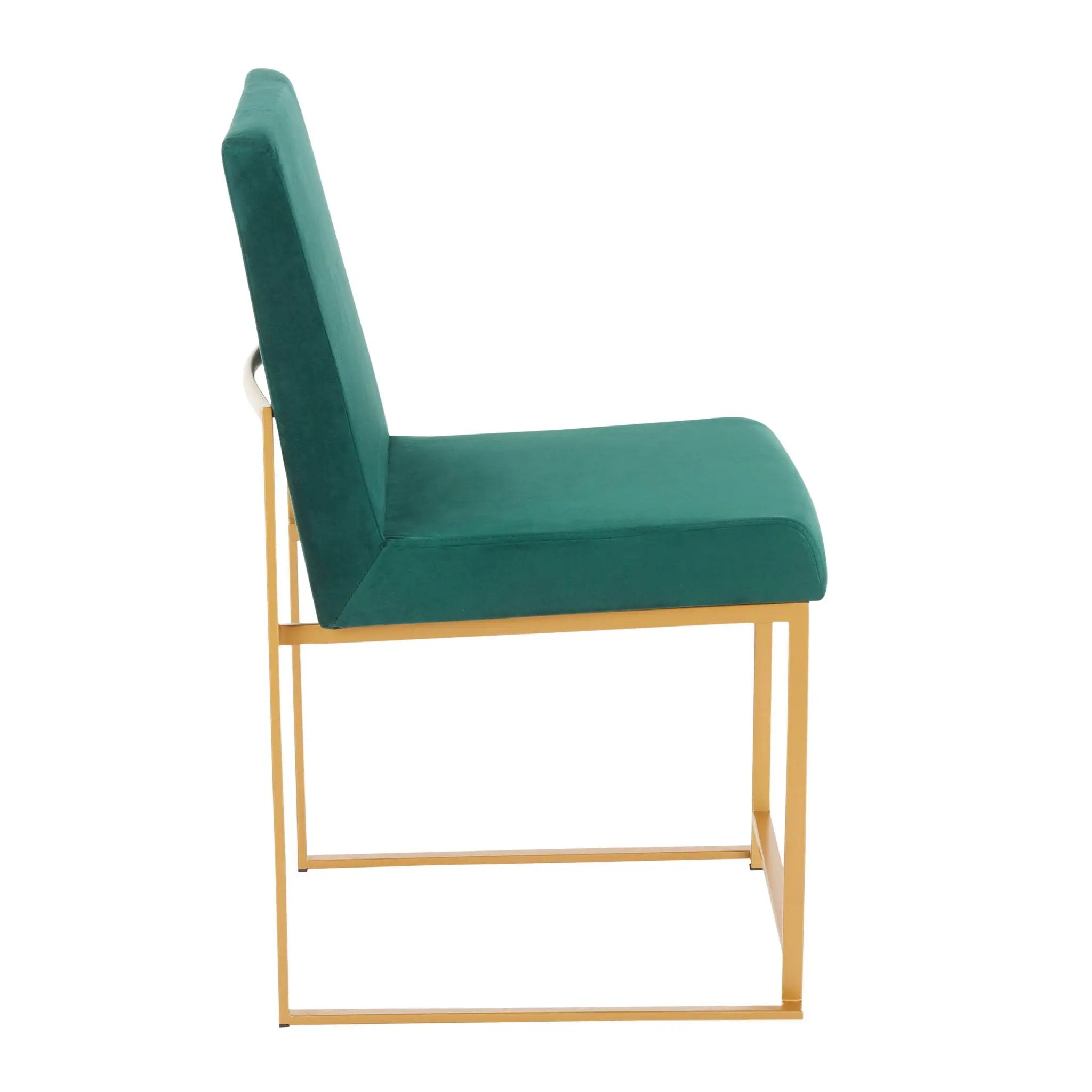 Fuji - Contemporary Stylish Frame, High Back Dining Chair (Set of 2) by Unique Piece Furniture