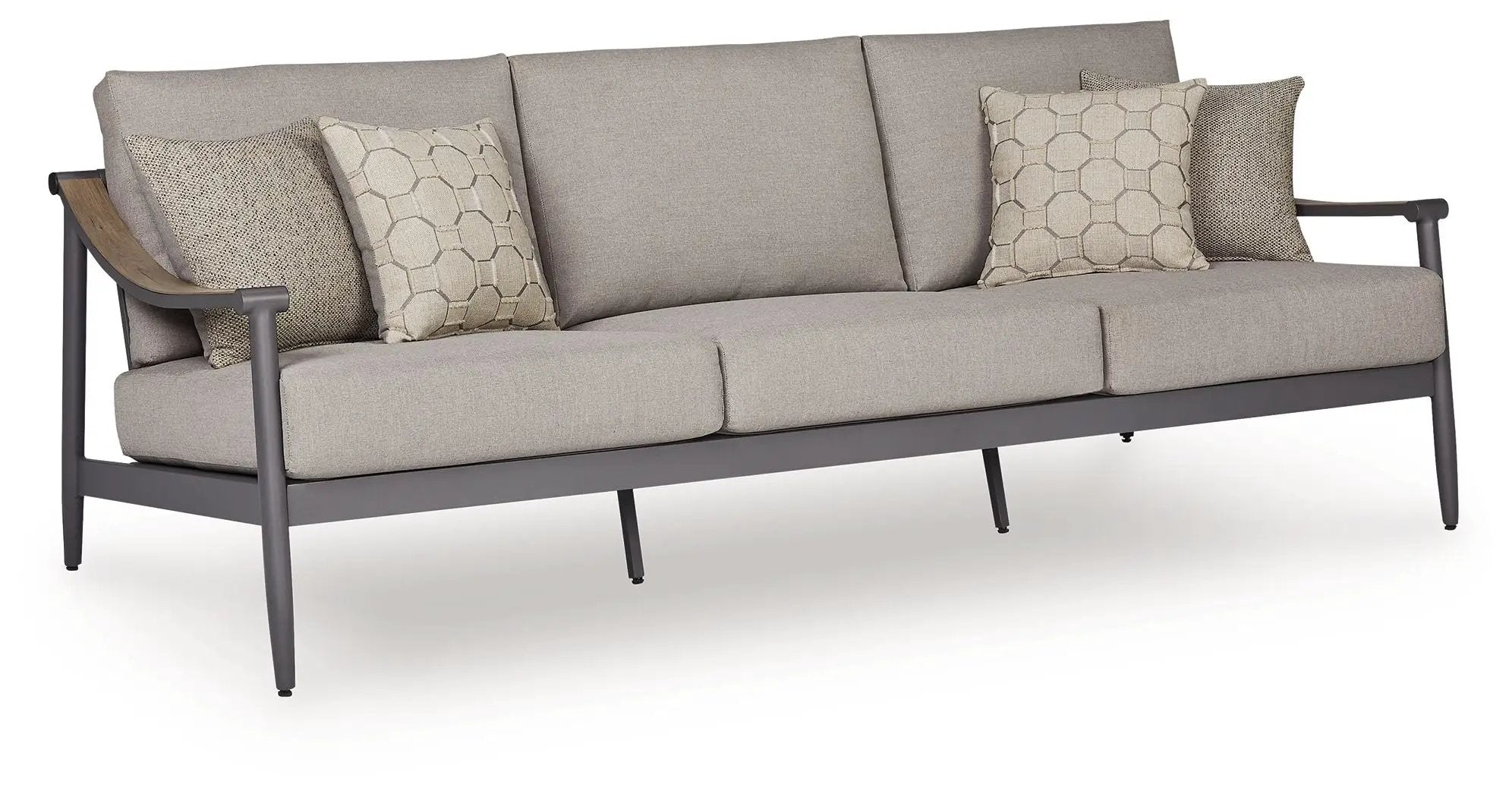 Ocean Beach - Sofa With Cushion - Gray by Unique Piece Furniture