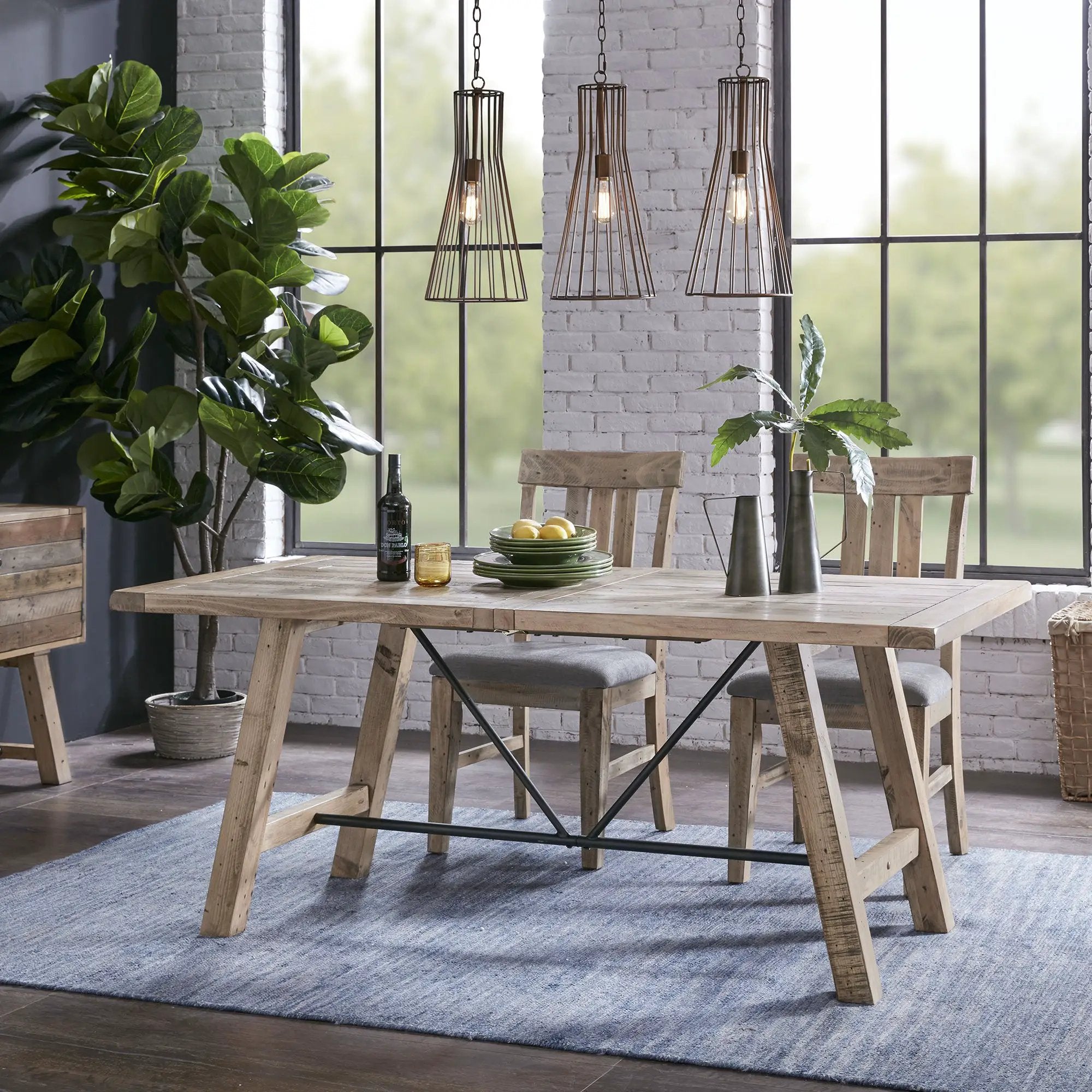 Sonoma - 4 Piece Dining Set - Natural by HouseOfZazla