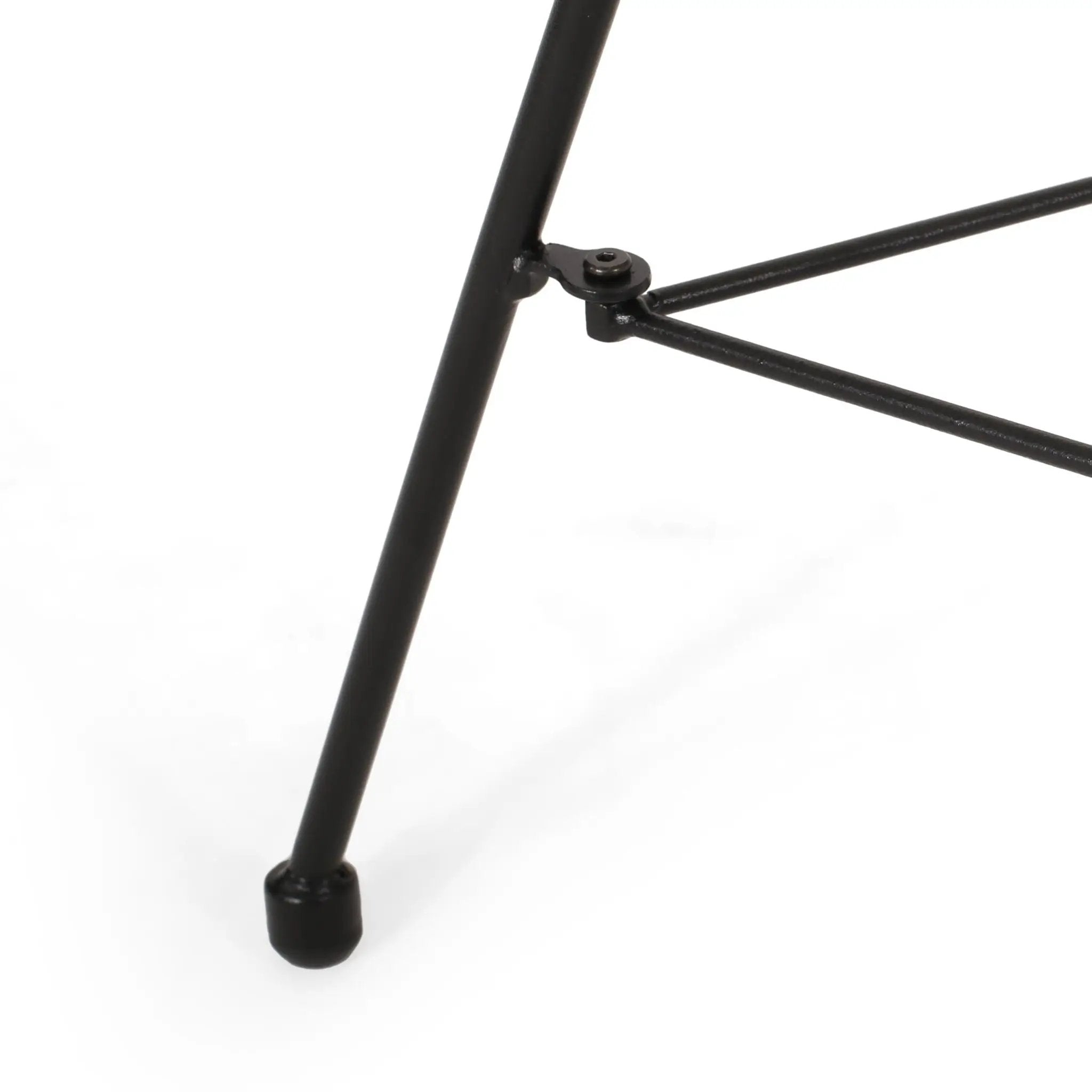 Nusa Modern Rattan Side Table With Tempered Glass Top by HouseOfZazla