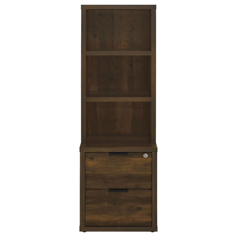Geary - 3 Shelf Bookcase With USB Charging And Lockable Top Drawer