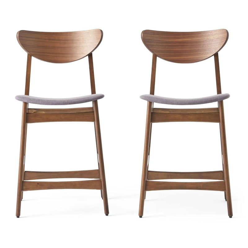 Elegant Counter Height Chair With Cushioned Seat by HouseOfZazla
