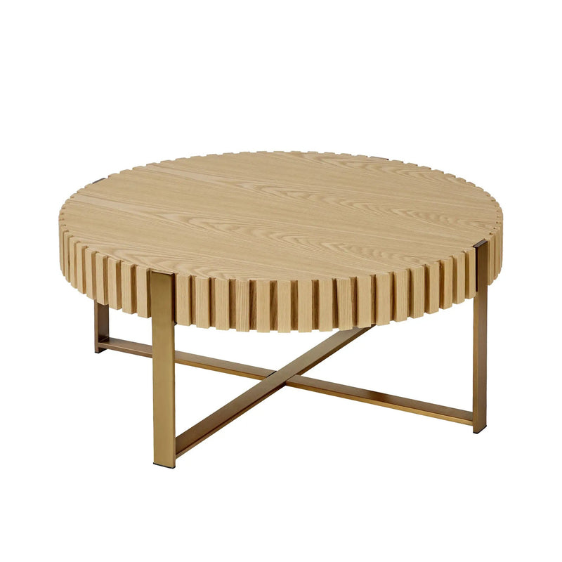 Modern Handcraft Drum Coffee Table by HouseOfZazla
