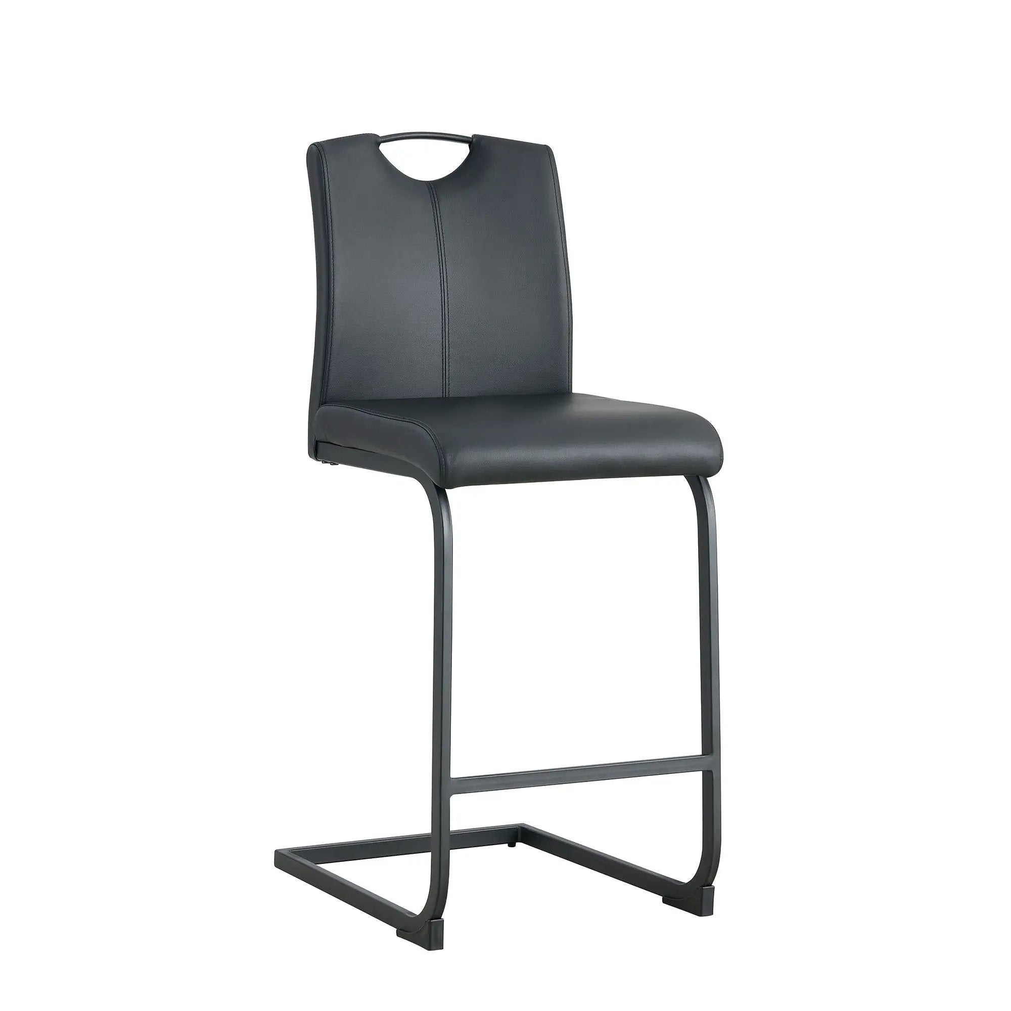 PU Chair Barstool Dining Counter Height Chair (Set of 2) by HouseOfZazla