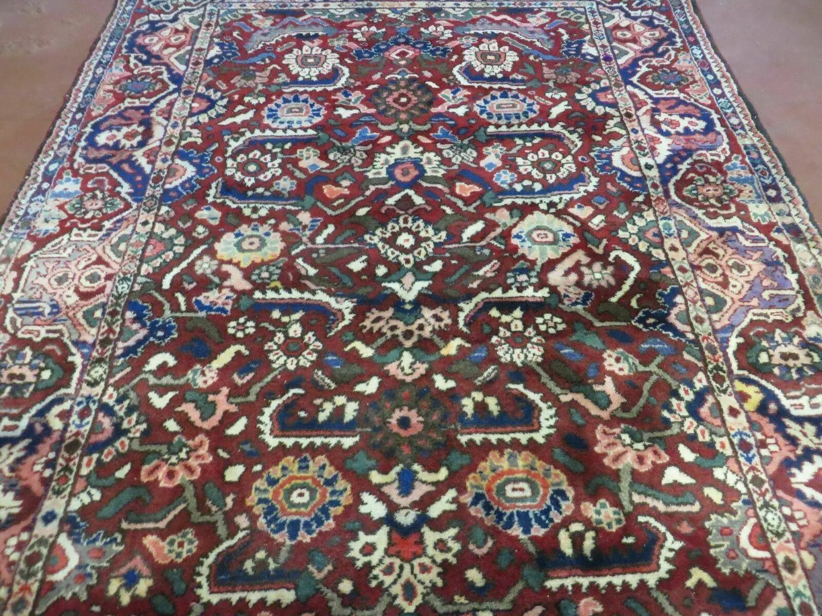 5' X 9' Antique Handmade Turkish Wool Veg Dyes Rug Nice # 107 by Jewel Rugs