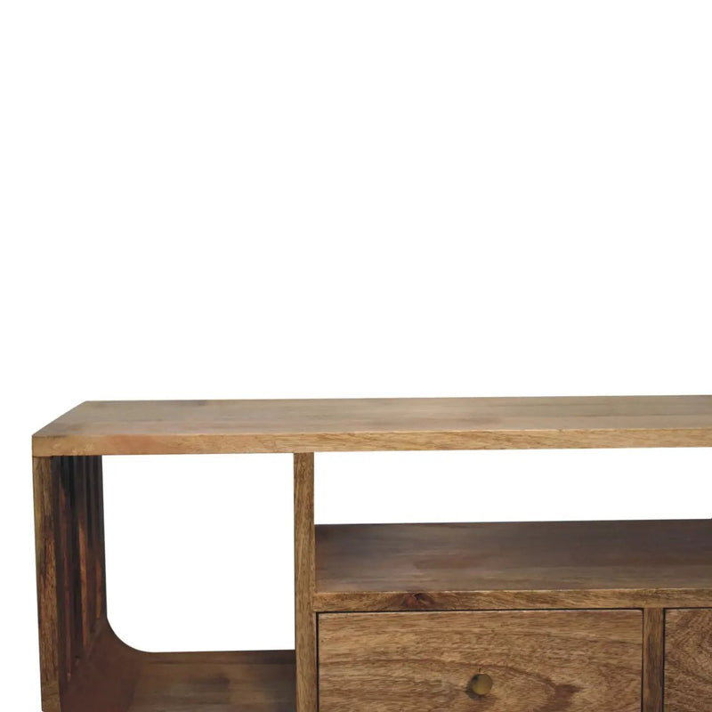 Solid Wood Soba Nordic Media Unit by HouseOfZazla