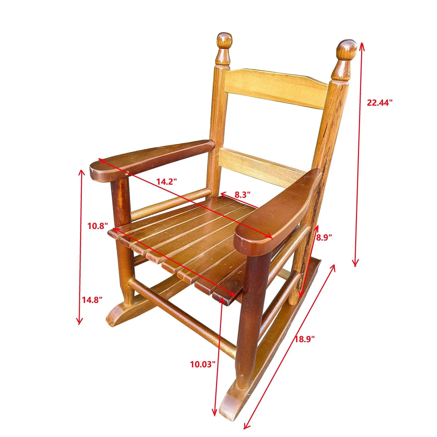 Children's Rocking Chair Indoor Or Outdoor, Suitable For Kids, Durable by HouseOfZazla