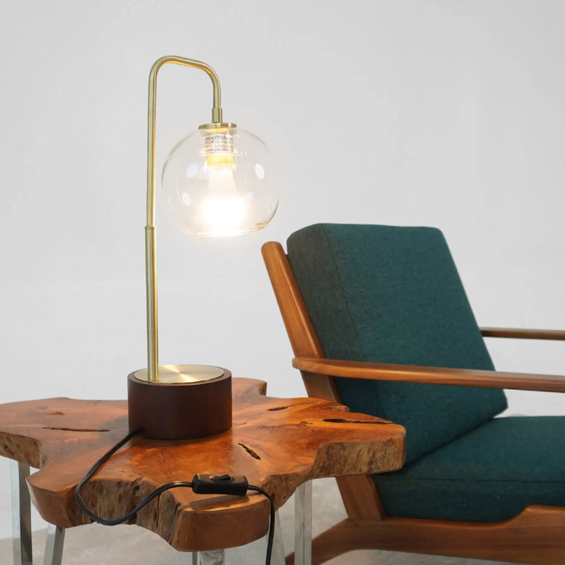 Luxeray - Globe Arched Table Lamp - Bronze by HouseOfZazla