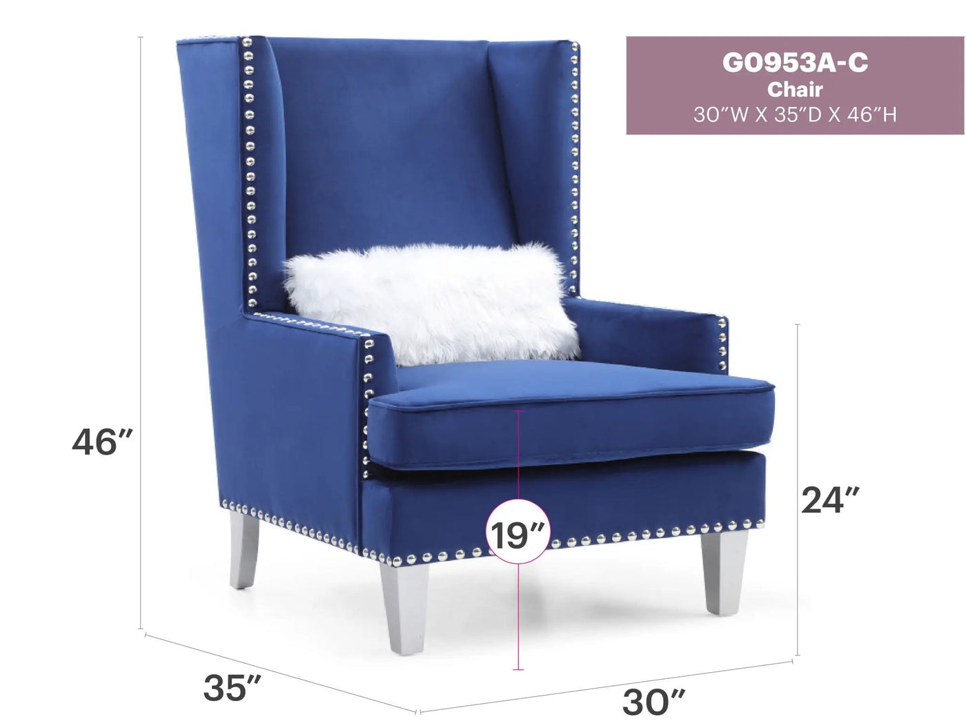 Elegant Traditional Accent Chair by Unique Piece Furniture