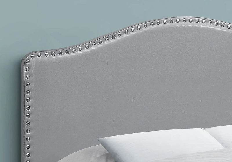 Full Size, Bed Headboard Only, Upholstered Transitional - Gray by Unique Piece Furniture