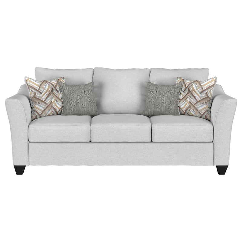 Salizar Upholstered Flared Arm Sofa Sand by Unique Piece Furniture
