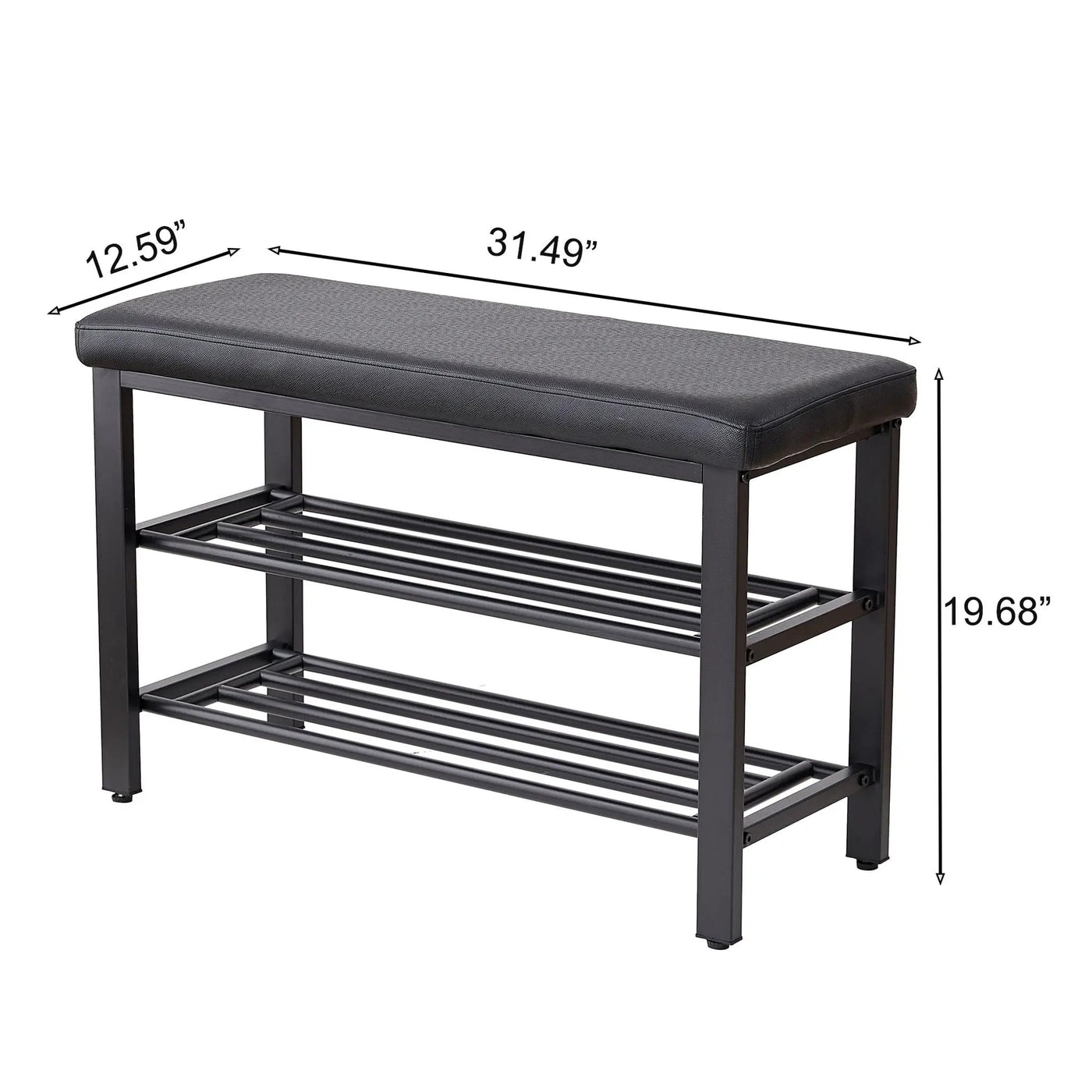Shoe Bench With Cushion, Storage Seat For Entryway by Unique Piece Furniture