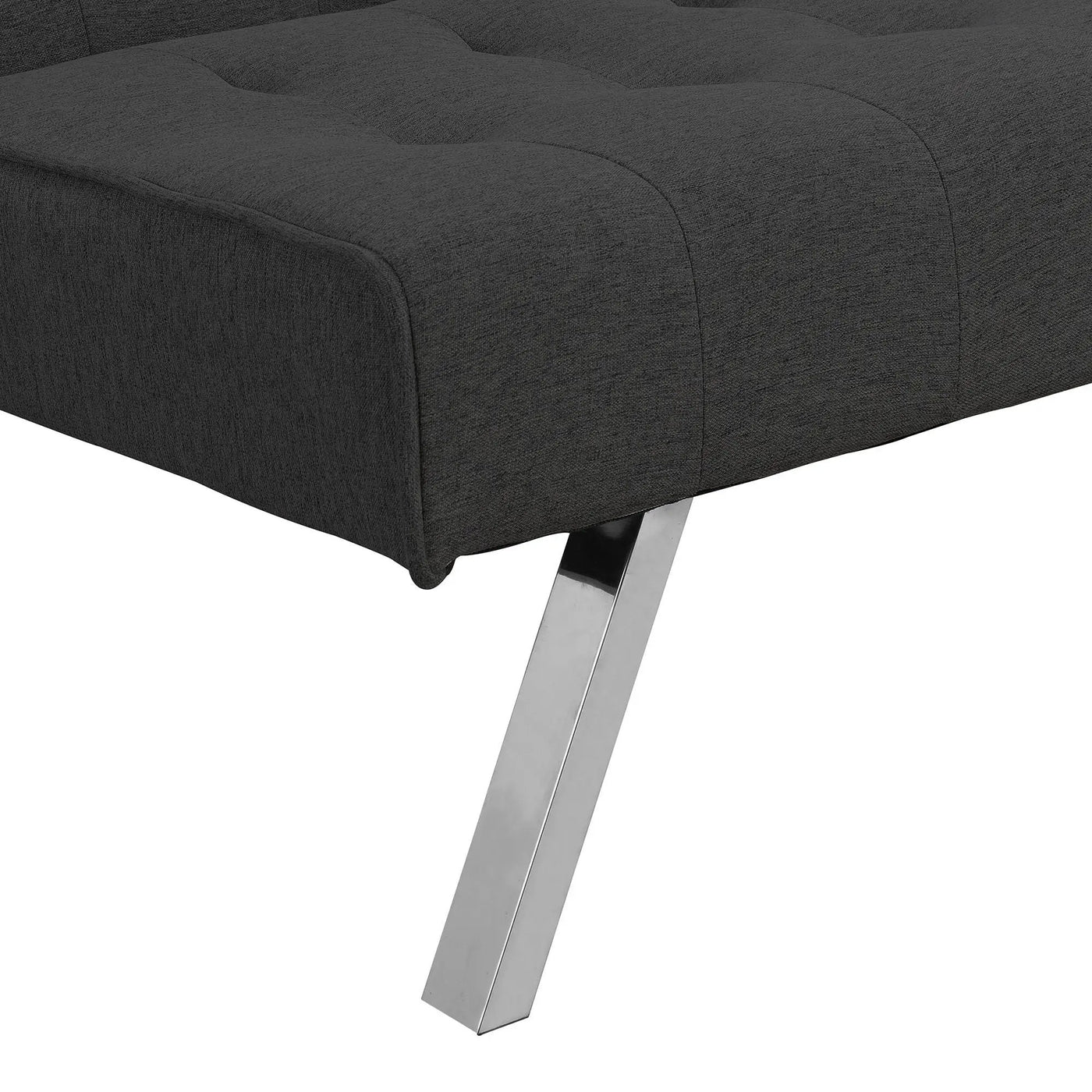 Modern Sofa Bed With Wood Frame And Stainless Legs by HouseOfZazla