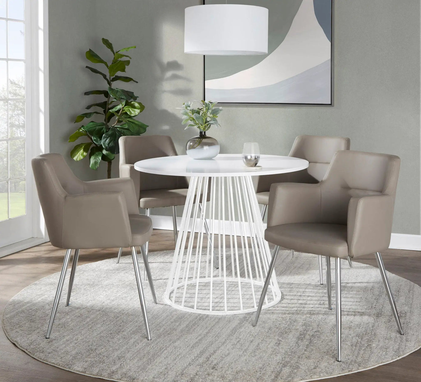 Canary Cosmo - Contemporary Dining Table by HouseOfZazla