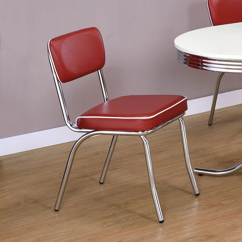 Open Back Upholstered Side Chairs (Set of 2) by HouseOfZazla