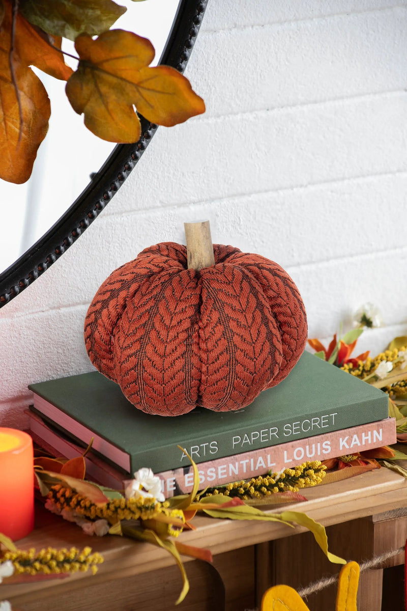 Set of 2 Fabric Pumpkins by HouseOfZazla