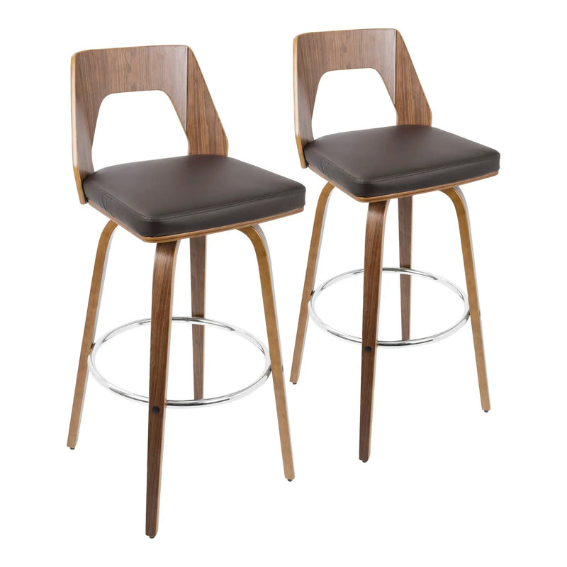 Trilogy - Mid Century Modern Barstool (Set of 2) by Unique Piece Furniture