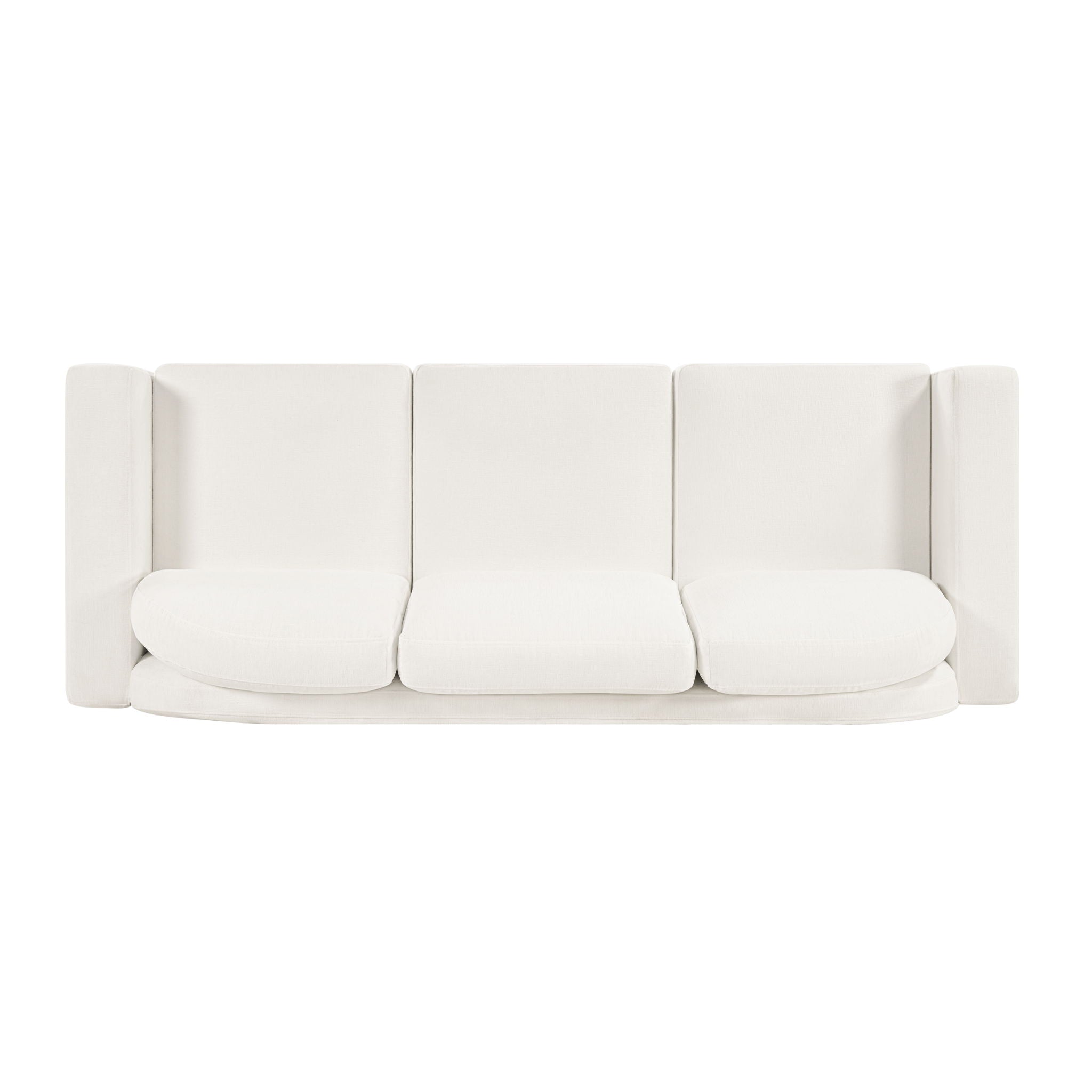 Modern 3 Seater Sofa With Curved Backrest by HouseOfZazla