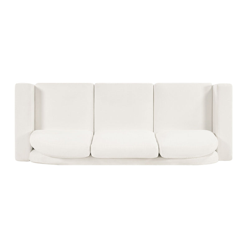 Modern 3 Seater Sofa With Curved Backrest by HouseOfZazla