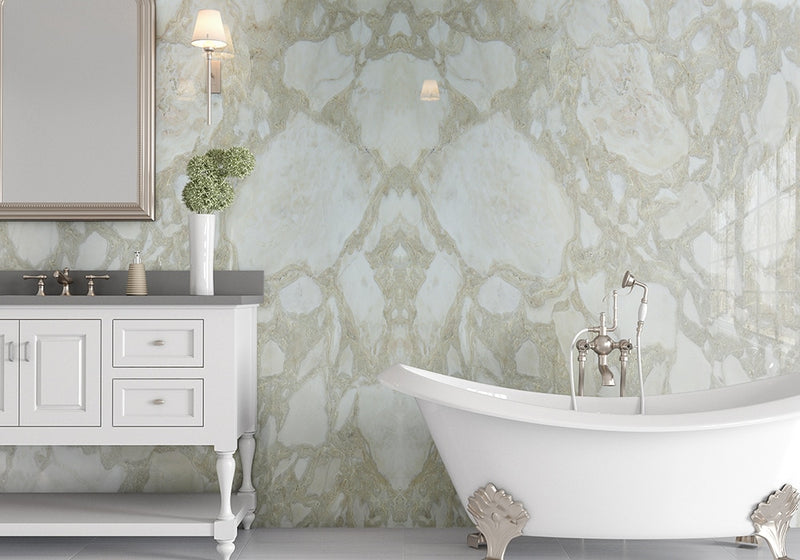 African Calacata Polished Marble Slab Random room scene