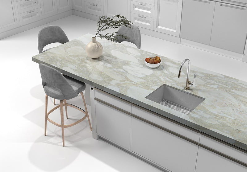 African Calacata Polished Marble Slab Random room scene 4