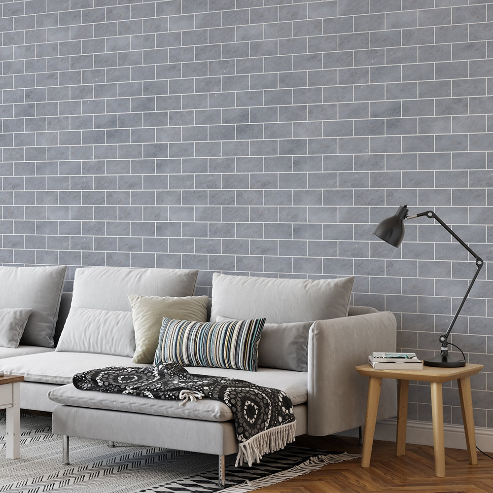 Bardiglio Light Polished Marble Tiles 2 3/4x5 1/2 Marble Polished 3x12 Tiles — 2