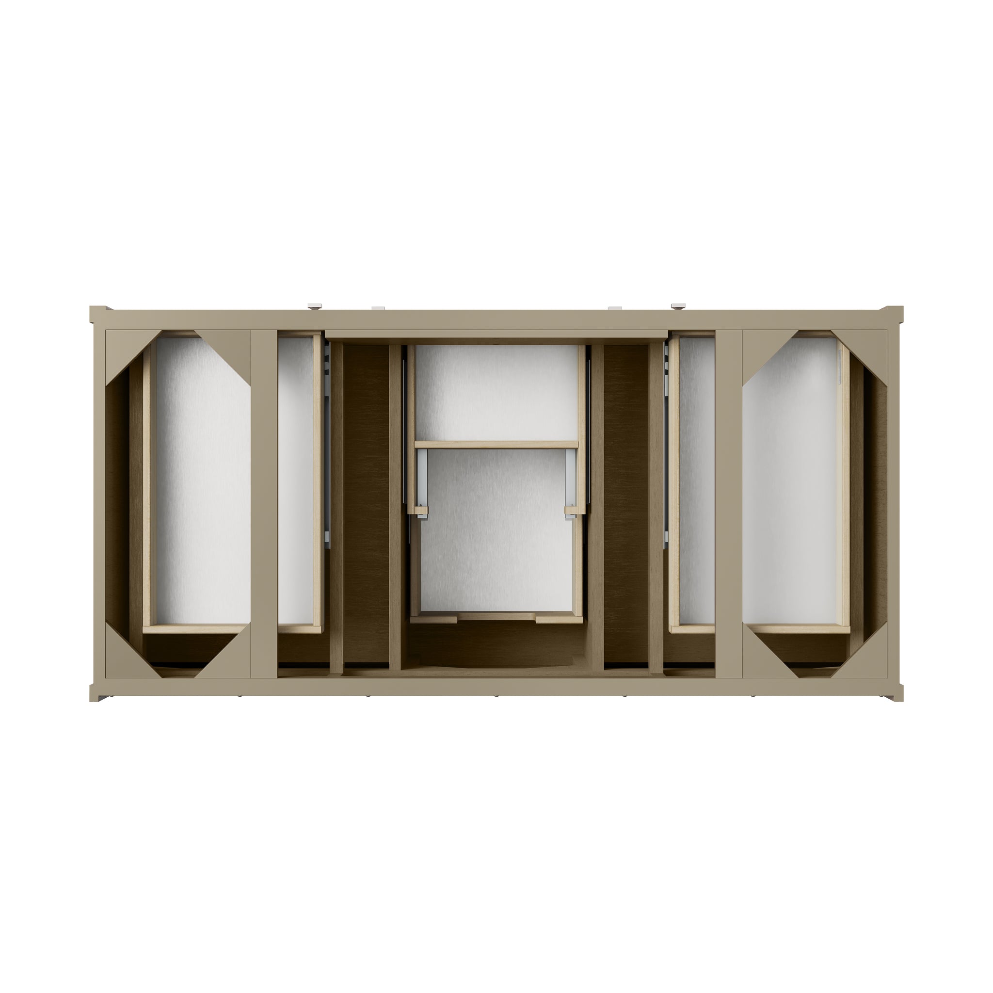 James Martin Chicago 48" Single Vanity Cabinet, Walnut Whisper, view 4