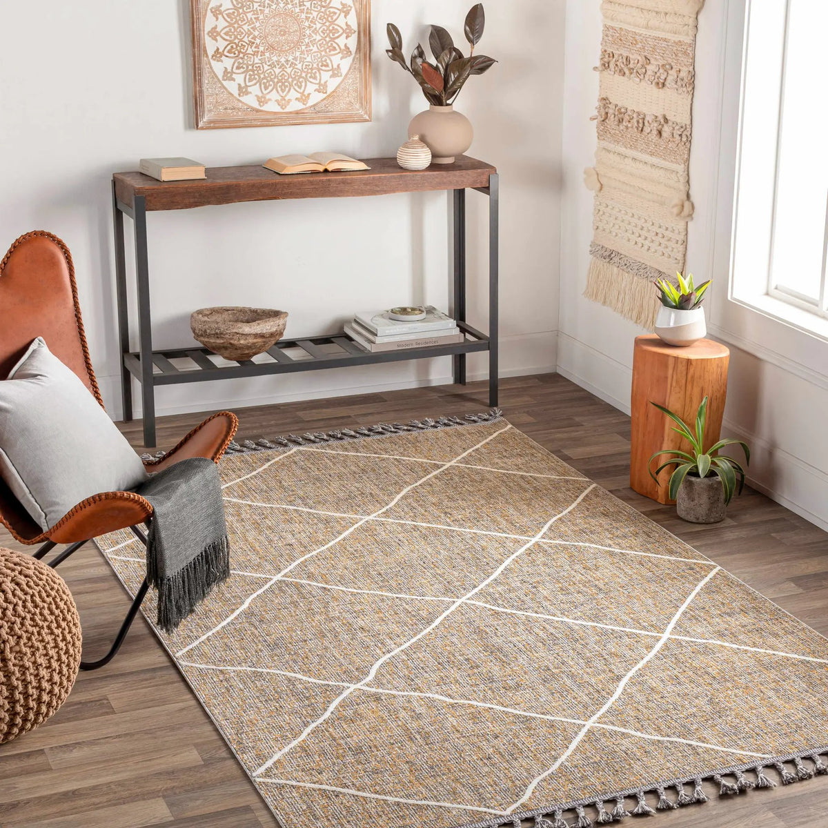Aida Area Rug - Clearance, installed in a room