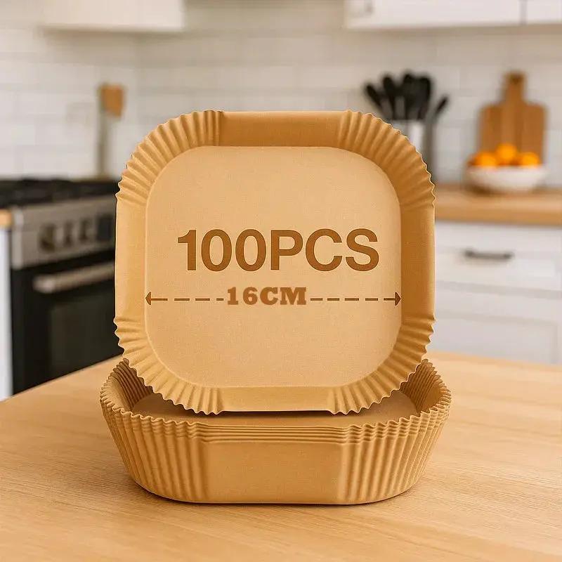 Air Fryer Liners - Non-Stick Parchment Paper Square by House Of Avana
