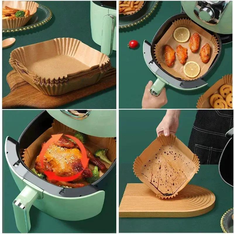 Air Fryer Liners - Non-stick Parchment Square by House Of Avana