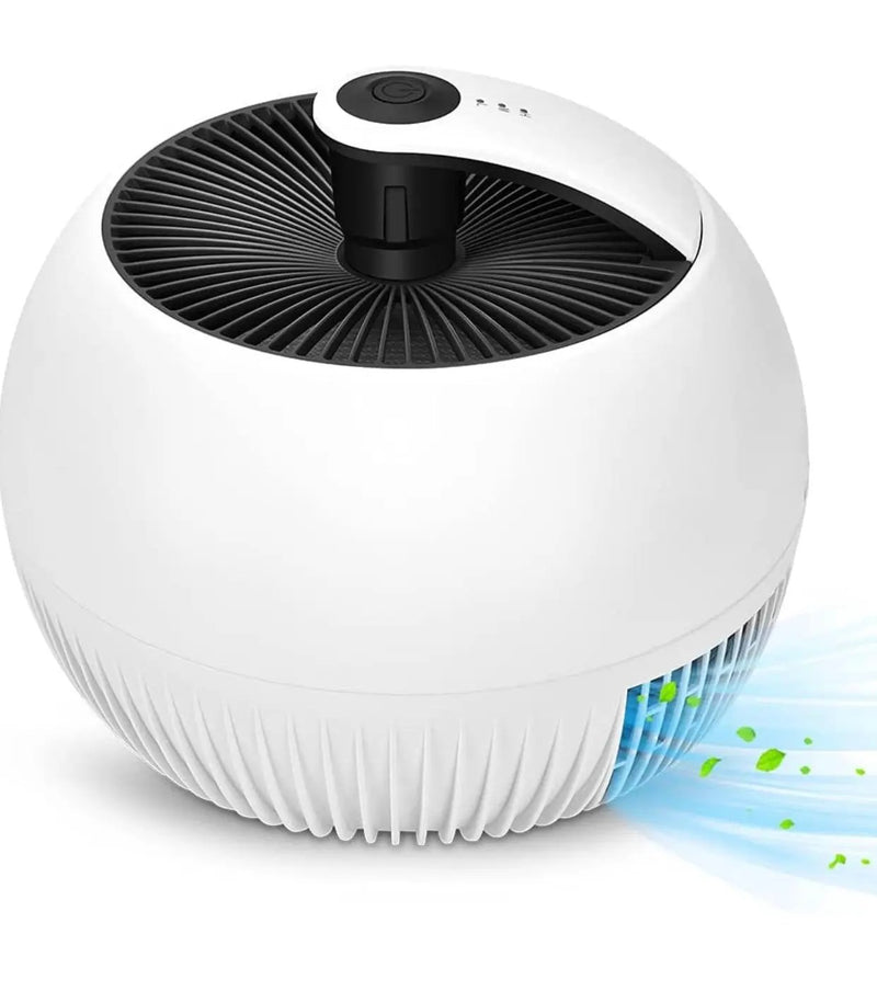 Air Purifier for Allergies, Air Choice True HEPA Filter Air Purifier, Remove 99.97% of Dust Smoke,Portable and 25dB Quiet Air Purifier by Outdoor Solar Outlet