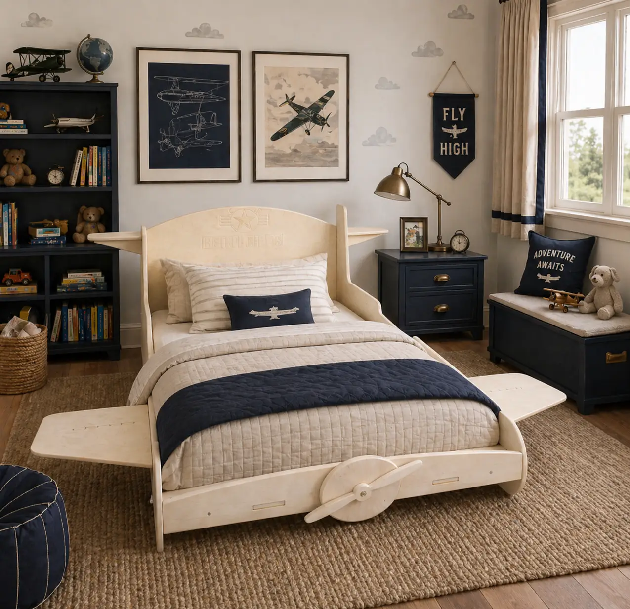 MAVERICK- Airplane Bed by Bush Acres